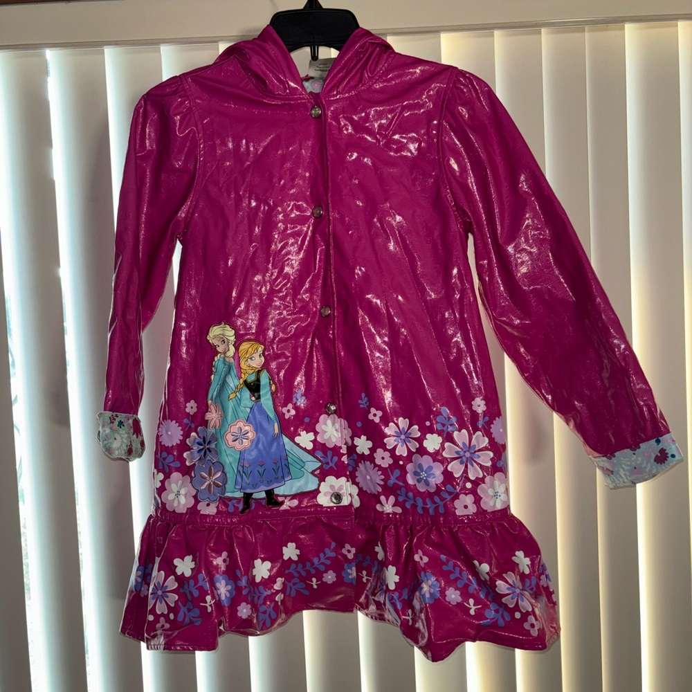 Disney Frozen raincoat size 9/10